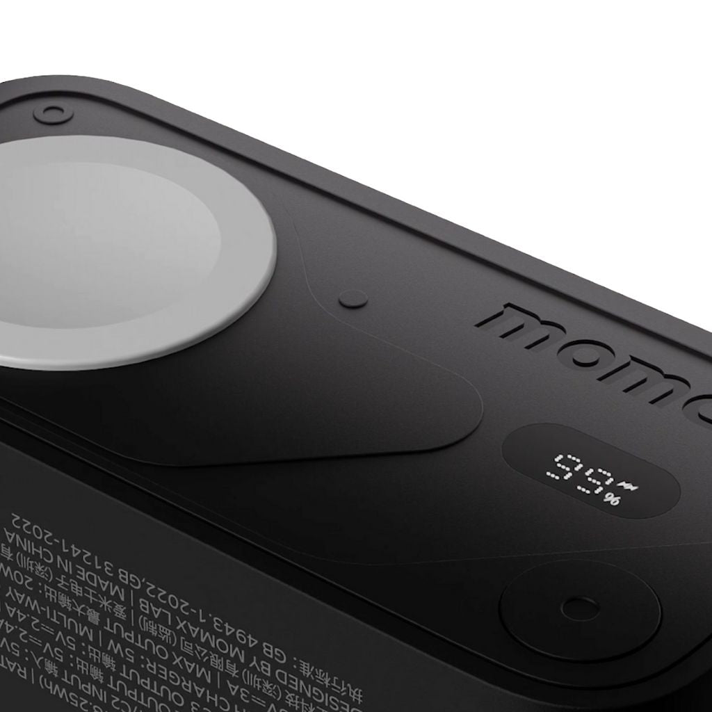 Momax 5000mAh Magnetic Power Bank with USB-C Plug and Apple Watch Charger
