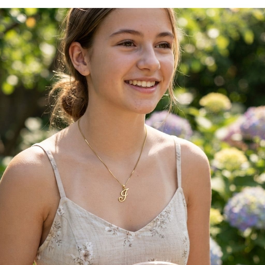 Signature Initial Pendant Necklace