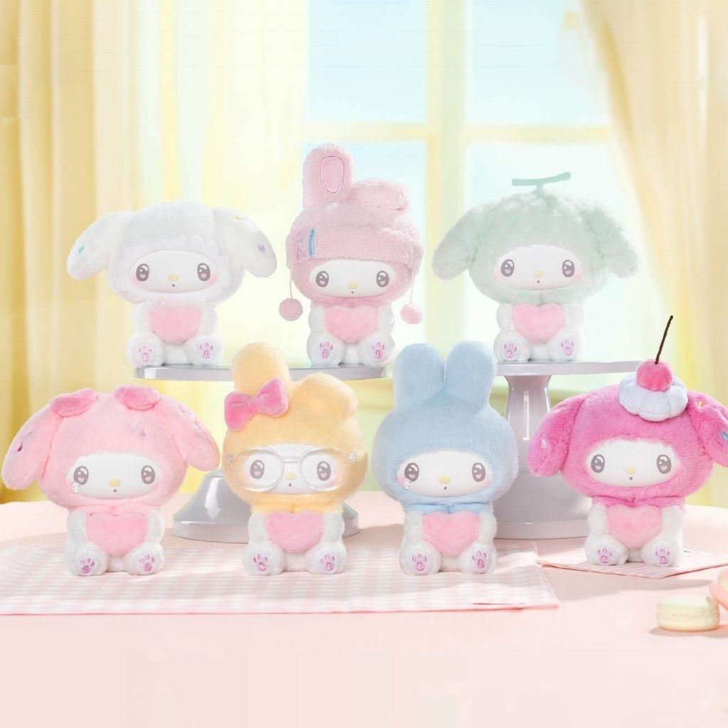 Top Toy My Melody 50th Anniversary Milk Candy Plush Pendant Blind Box