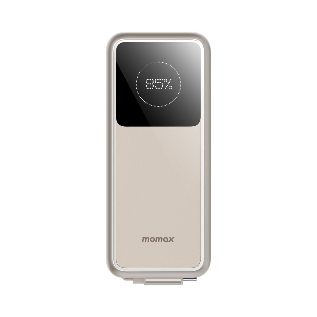 Momax 45W GaN Power Bank with 10,000 mAh Capacity and Dual AC/DC Charging