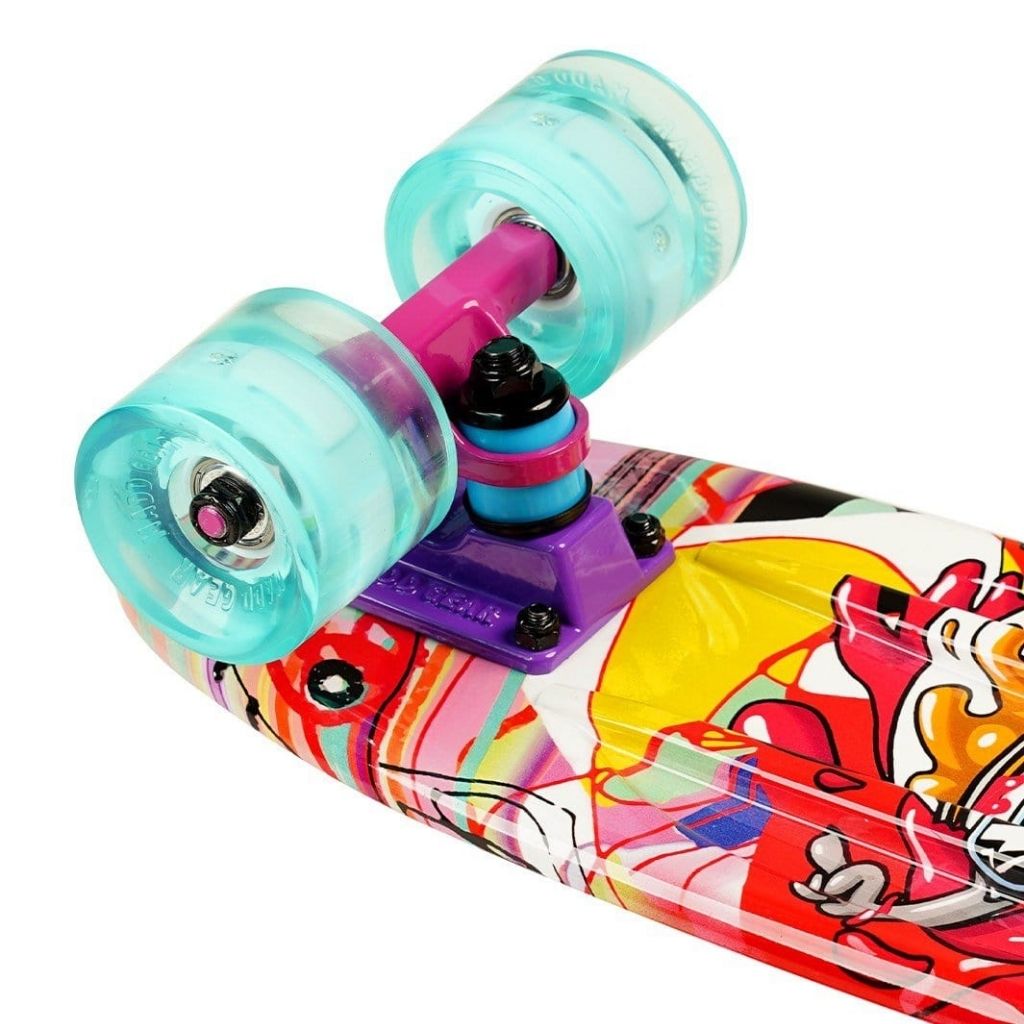 Madd Gear - Baller Retro Skateboard 22-inch with Led Wheels