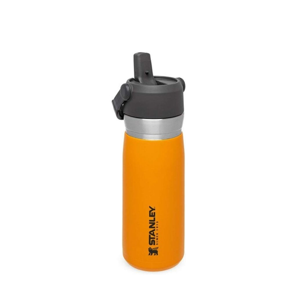 IceFlow Flip Straw Water Bottle 650 ml / 22 oz Saffron