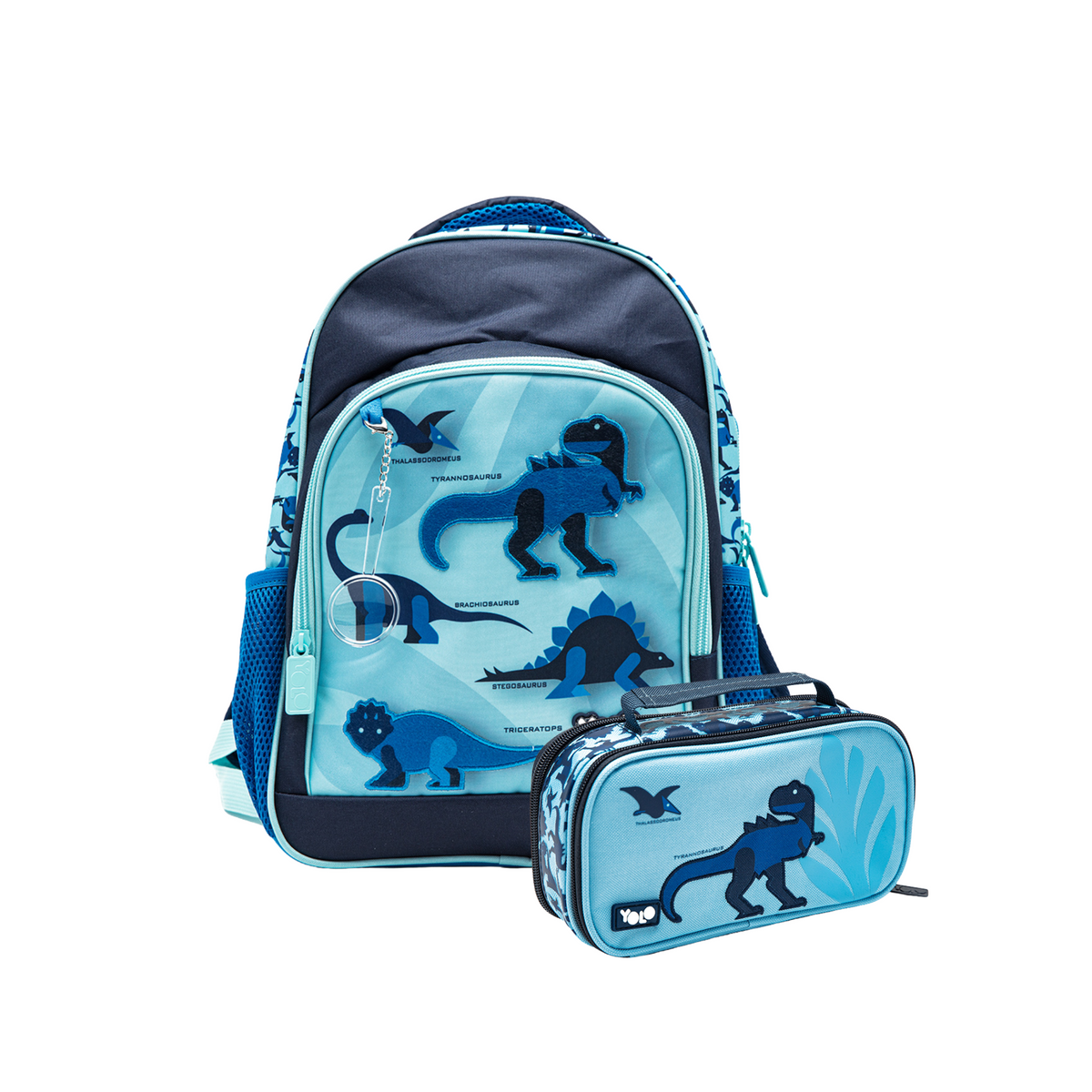 Yolo 2-in-1 Dinosaur School Set Backpack | Pencil Case – Pinca.ae