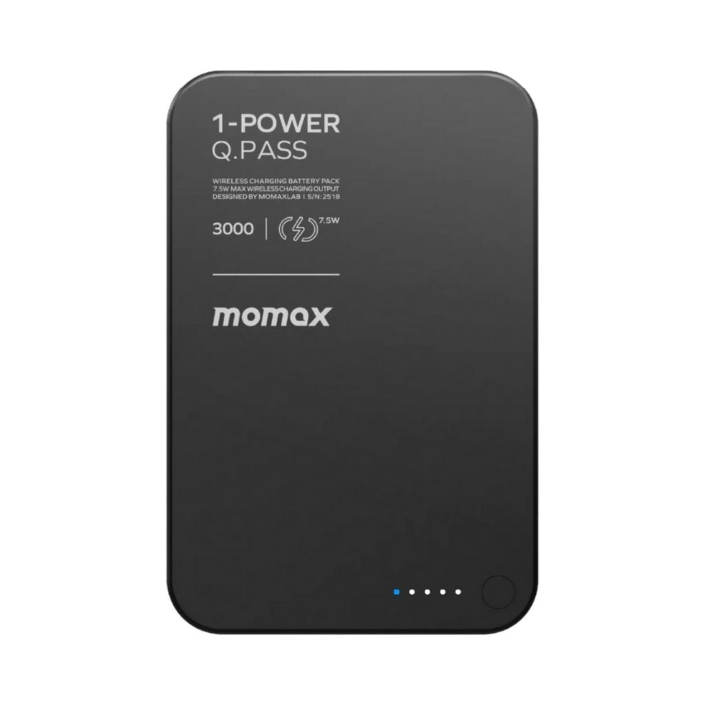 Momax 1-Power Q.Pass 3000mAh Slim Magnetic Wireless Power Bank