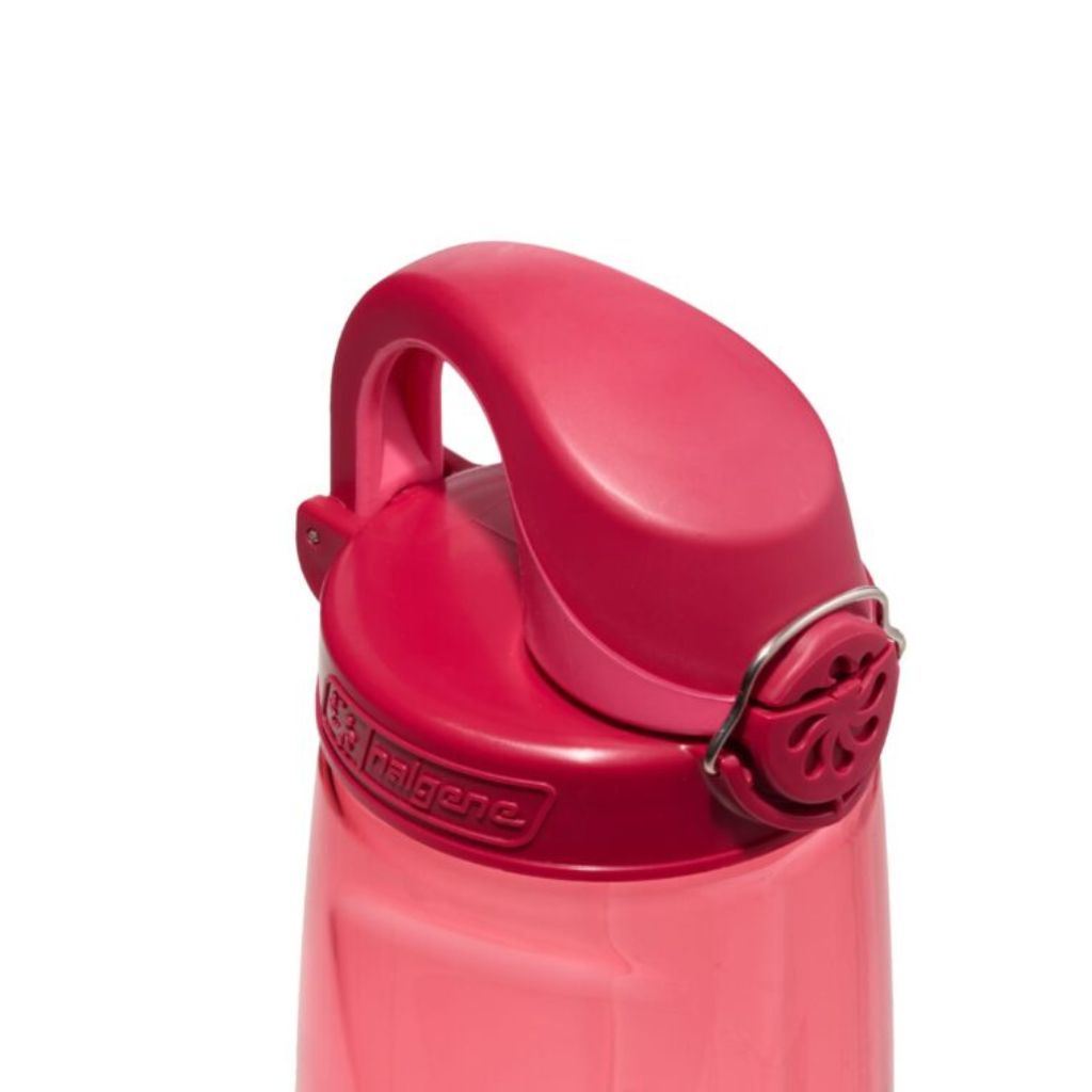 Nalgene Sustain 24oz On-The-Fly Tritan Bottle – Petal with Beet Red Cap