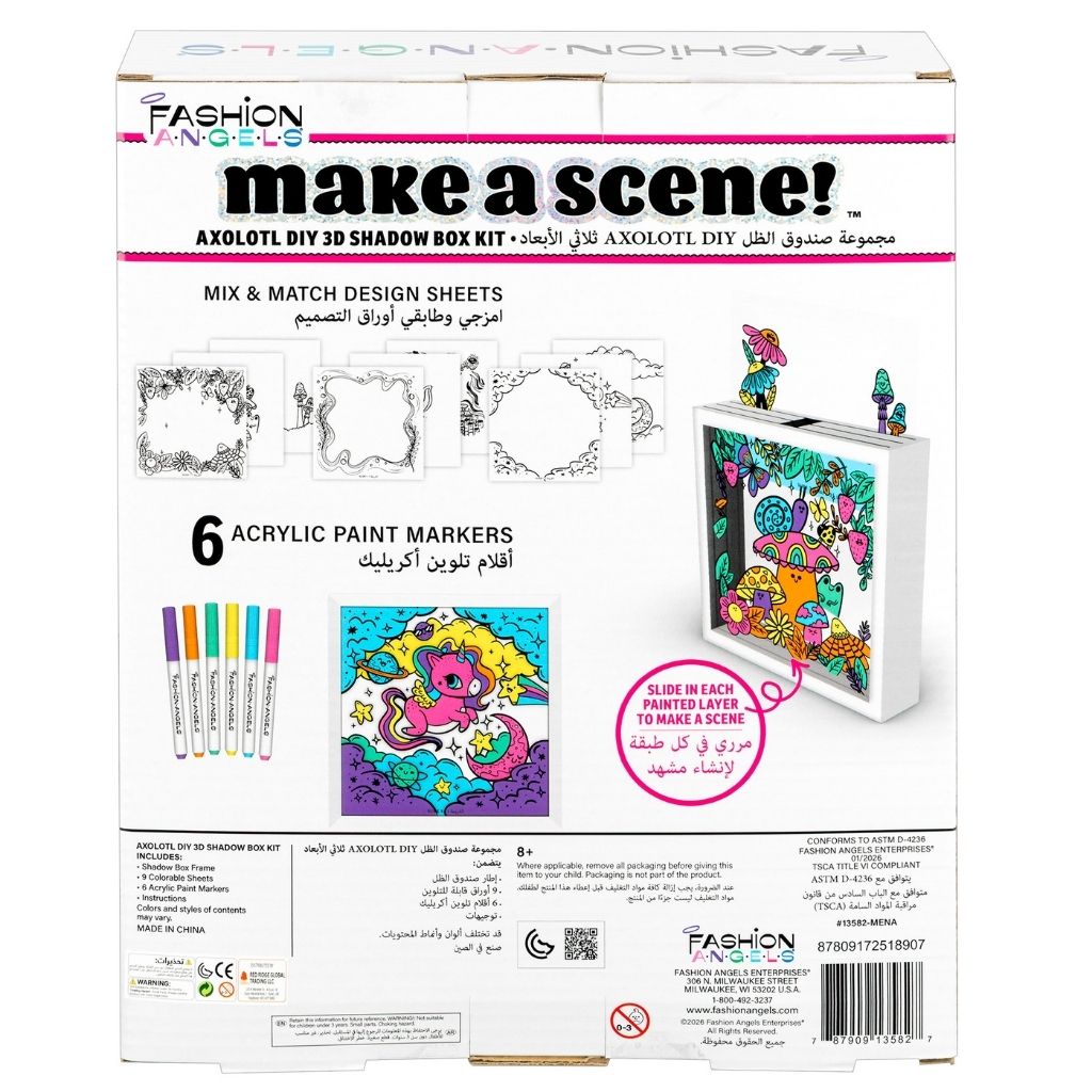 Fashion Angels Make A Scene! DIY 3D Shadowbox Kit
