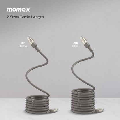 Momax Elite Mag Link 100W USB-C To USB-C Magnetic Cable 1M
