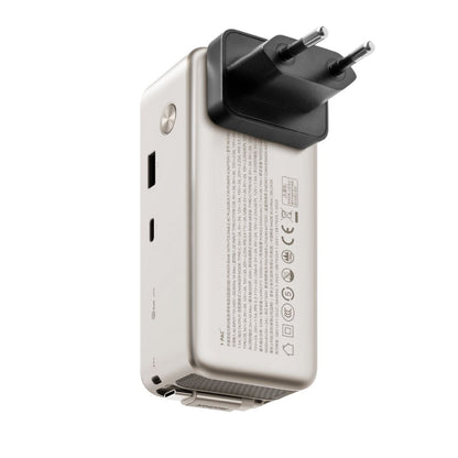 Momax 45W GaN Power Bank with 10,000 mAh Capacity and Dual AC/DC Charging