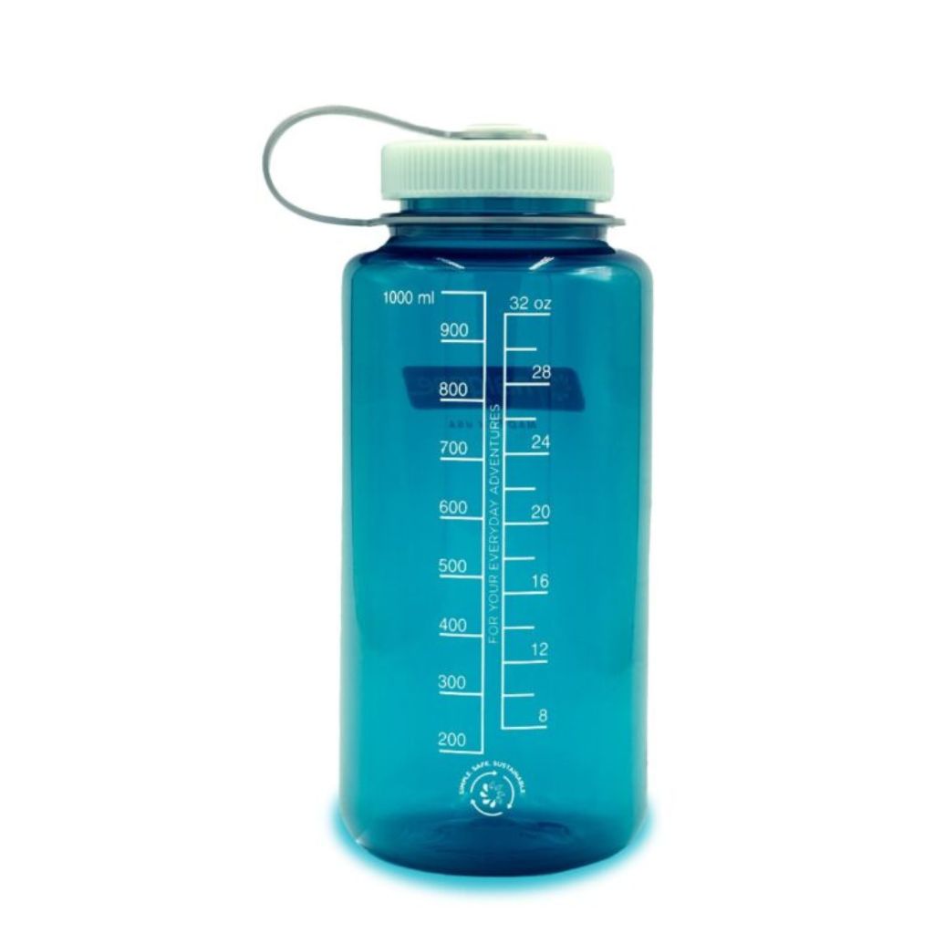 Nalgene Sustain Wide Mouth BPA-Free Leak-Proof Water Bottle - 32oz - Trout Green