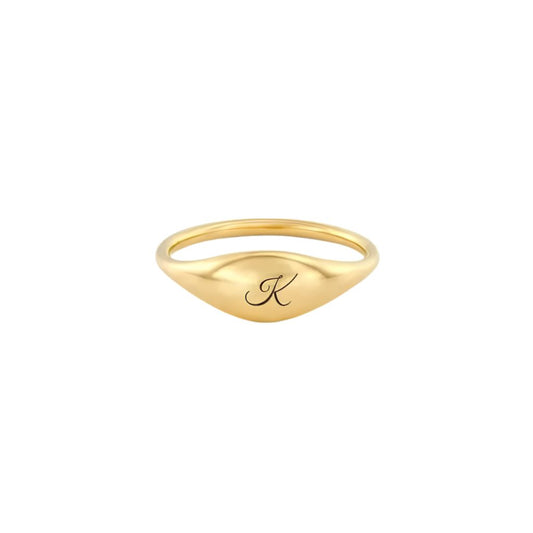 Engraved Signet Ring