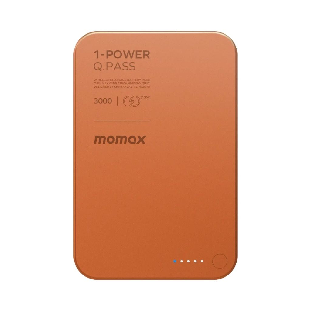 Momax 1-Power Q.Pass 3000mAh Slim Magnetic Wireless Power Bank