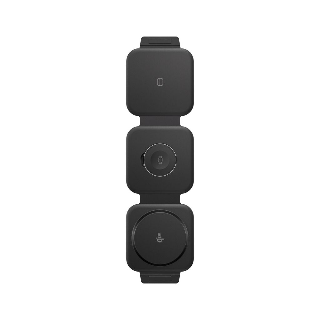 At Thunder Trifold 3-in-1 Qi2 Portable Wireless Charger