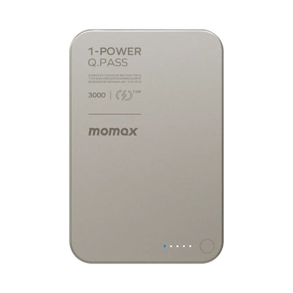 Momax 1-Power Q.Pass 3000mAh Slim Magnetic Wireless Power Bank