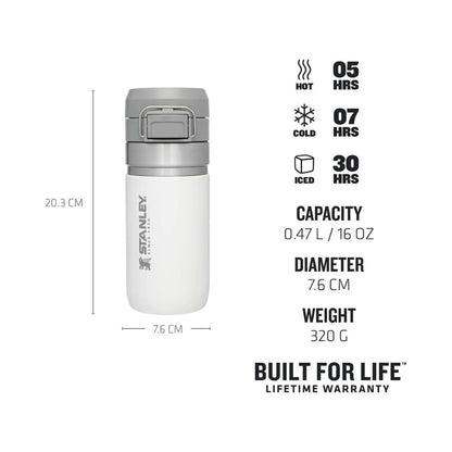 Quick Flip Water Bottle 470 ml/16 oz - Polar