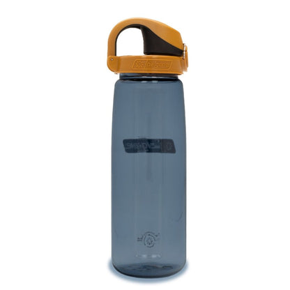 Nalgene Sustain 24oz On-The-Fly Tritan Bottle – Rhino with Brown Black Cap