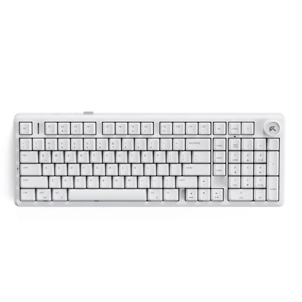 Cybeart Akula 99 - Tri-Mode Wireless RGB Gaming Keyboard - White