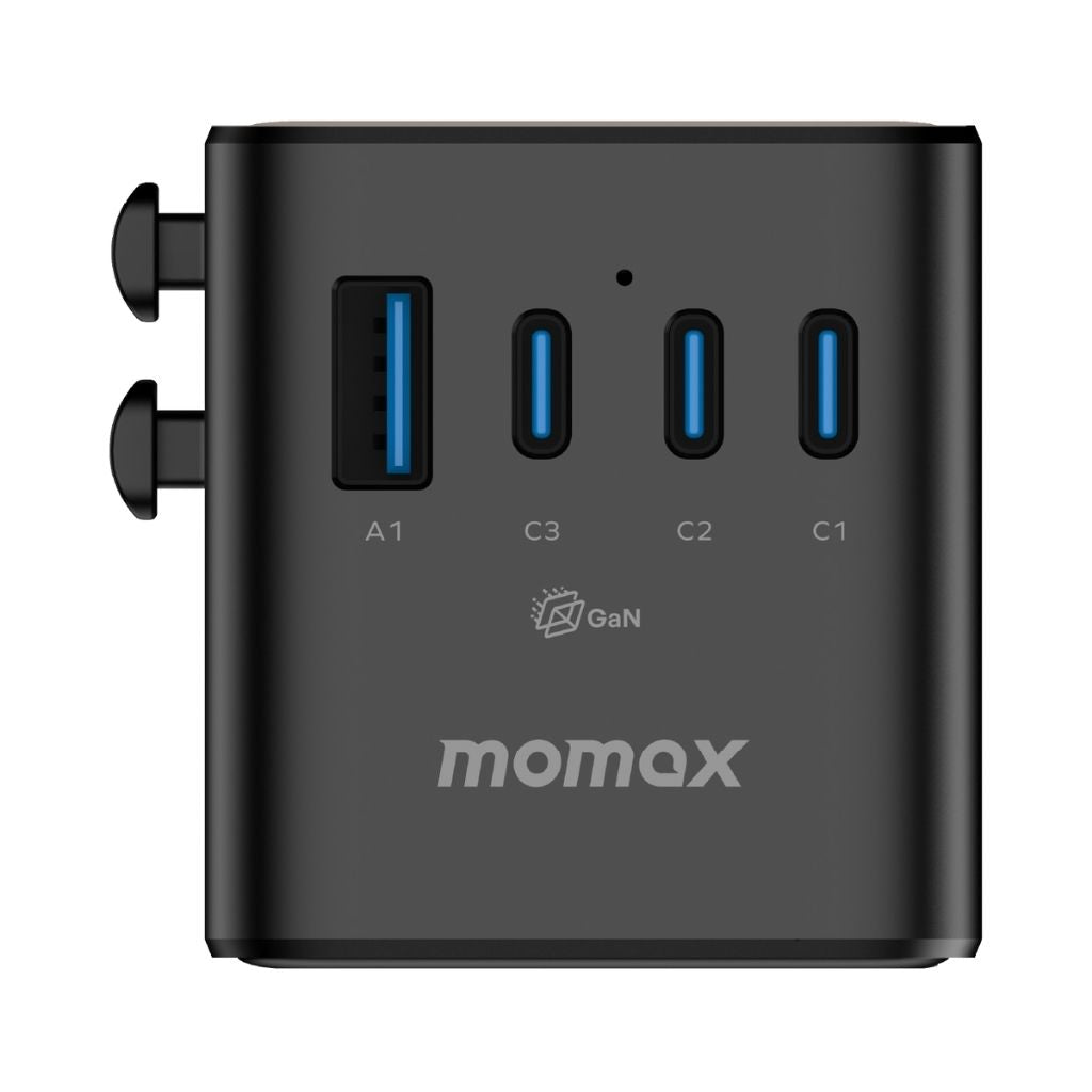 Momax 1-World2 205W 7-Port Dual Ac Travel Adaptor