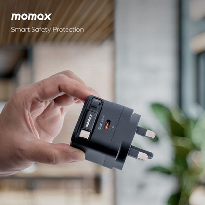 Momax 1-Charge 35W GaN 1-Port Charger With Built-In Usb-C Cable