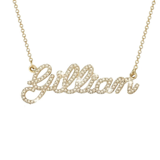 Crystal Name Necklace