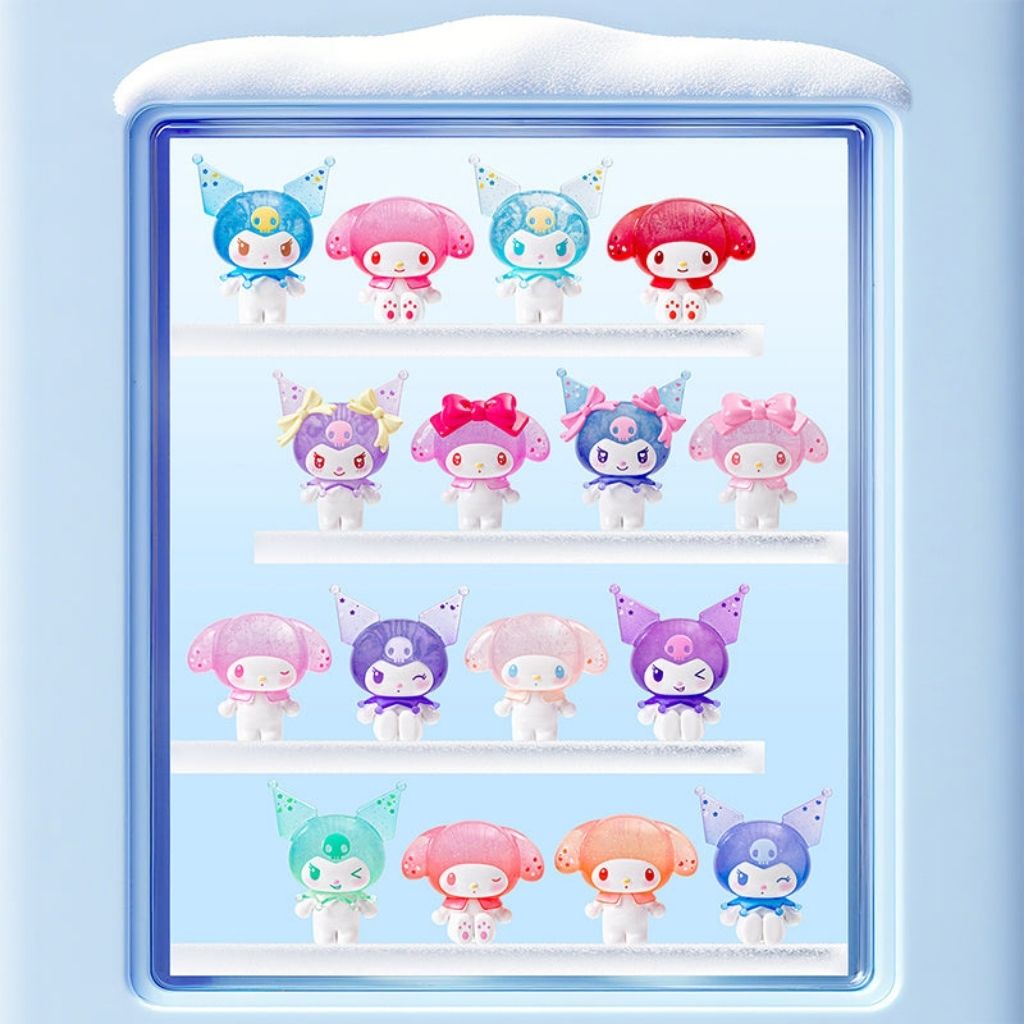Top Toy My Melody & Kuromi Ramune Style Mini Figures Surprise Bag
