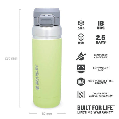 Quick Flip Water Bottle 470 ml/16 oz - Citron