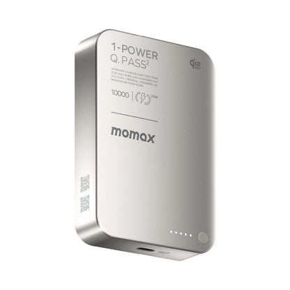 Momax 1-Power Q.Pass2 10000 mAh Qi2 25W Magnetic Wireless Power Bank