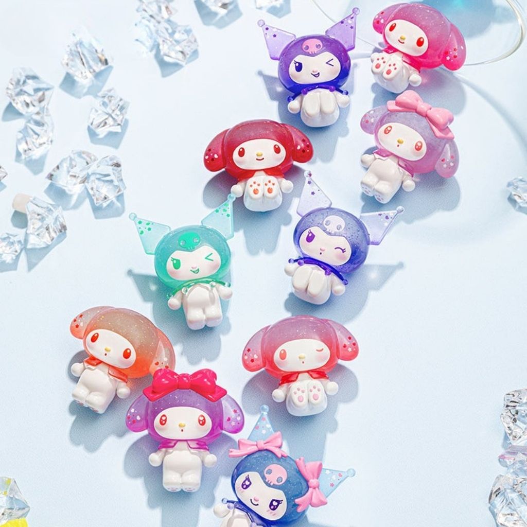 Top Toy My Melody & Kuromi Ramune Style Mini Figures Surprise Bag