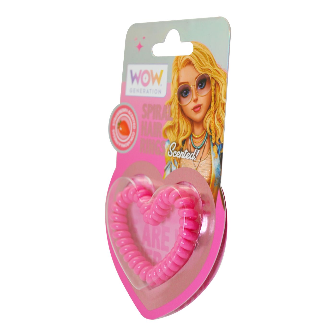 WOW Generation Shaped &amp; Scented Hair Elastics - Pink