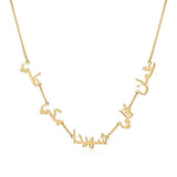 Arabic Multi Name Necklace