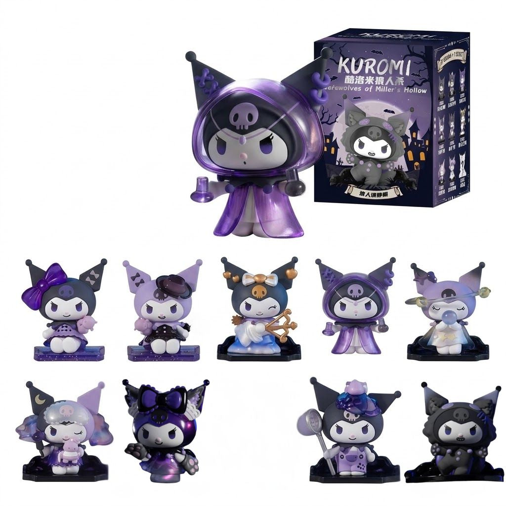 Top Toy Kuromi Social Werewolf Game Series Figures Blind Box