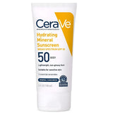 CeraVe Hydrating Mineral Body Sunscreen SPF 50 150ML