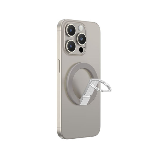 Phone case with a ring holder on a white background