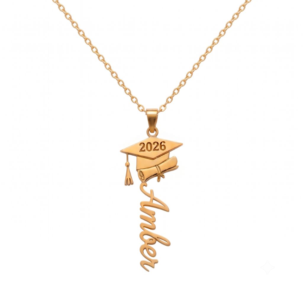 Graduation Name Necklace