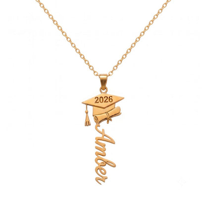 Graduation Name Necklace