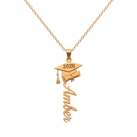 Graduation Name Necklace