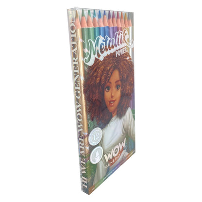 WOW Generation 12 Color Pencils Set - Metallik Power