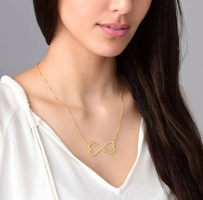 Heart Infinity Necklace