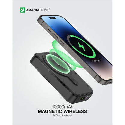 At Thunder Pro Mag Pd 10000 mAh Power Bank With Holder