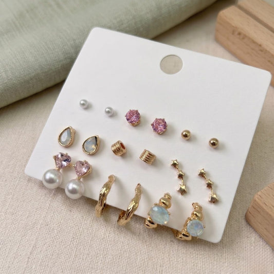Pastel Glam Earrings Set