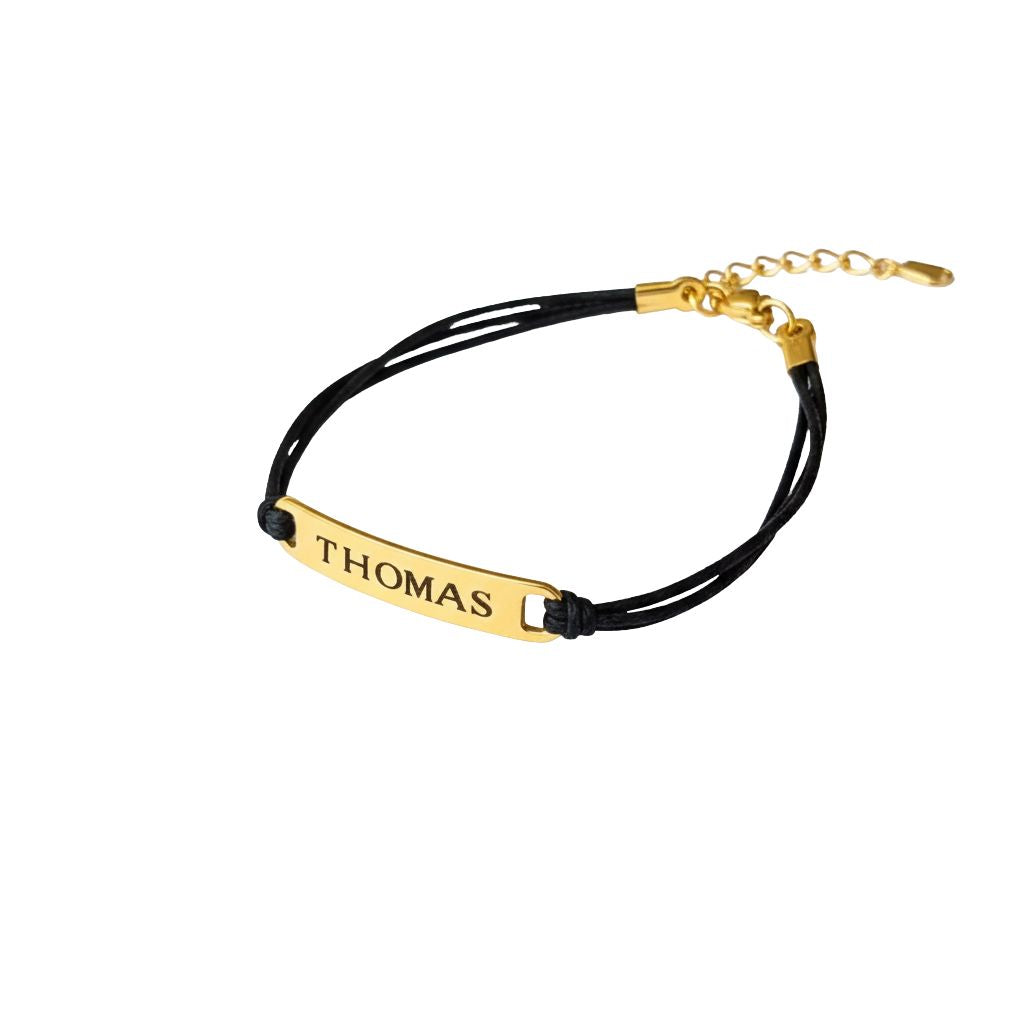 Personalised Name Bracelet For Men