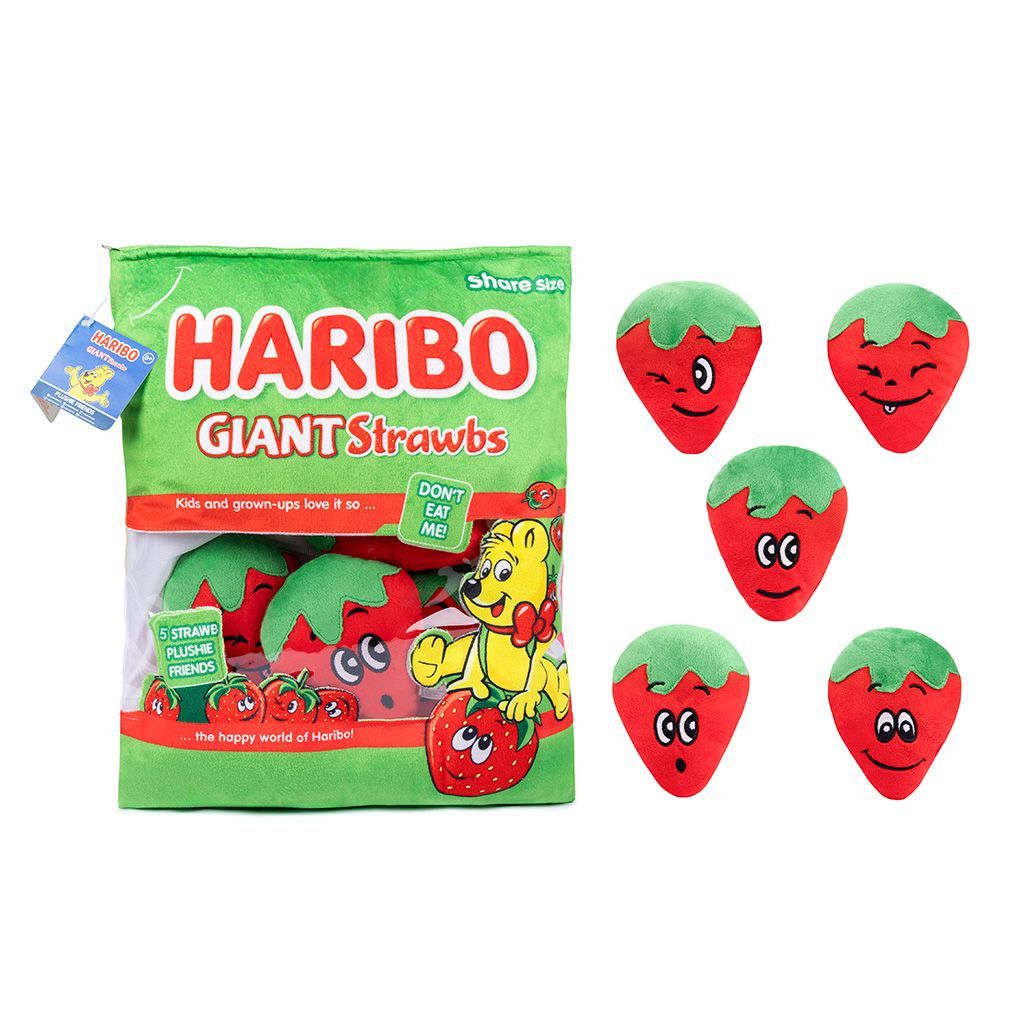 Haribo Plush Snack Bag - Large-Strawbs