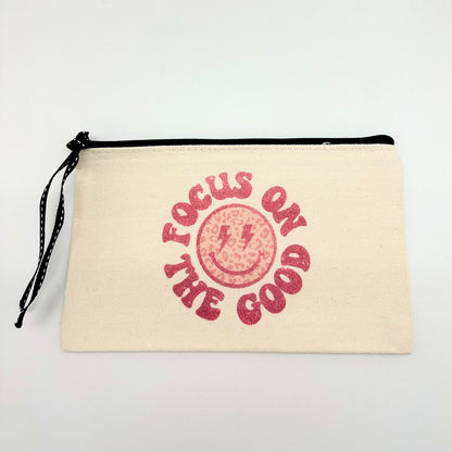 Personalized Canvas Cosmetic Pouches