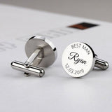 Engraved Name Cufflinks