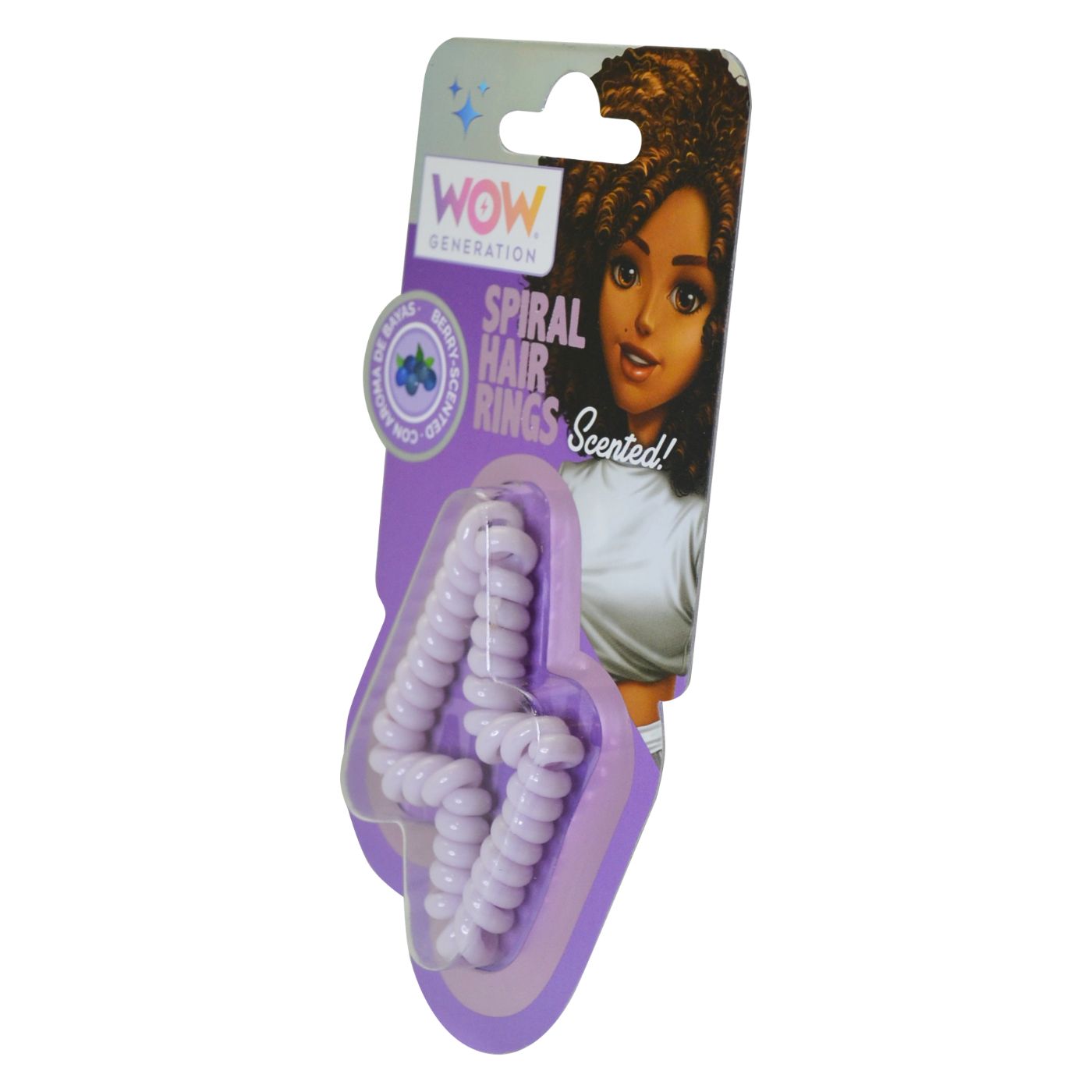 WOW Generation Shaped & Scented Hair Elastics - Purple