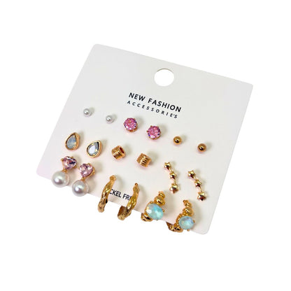 Pastel Glam Earrings Set