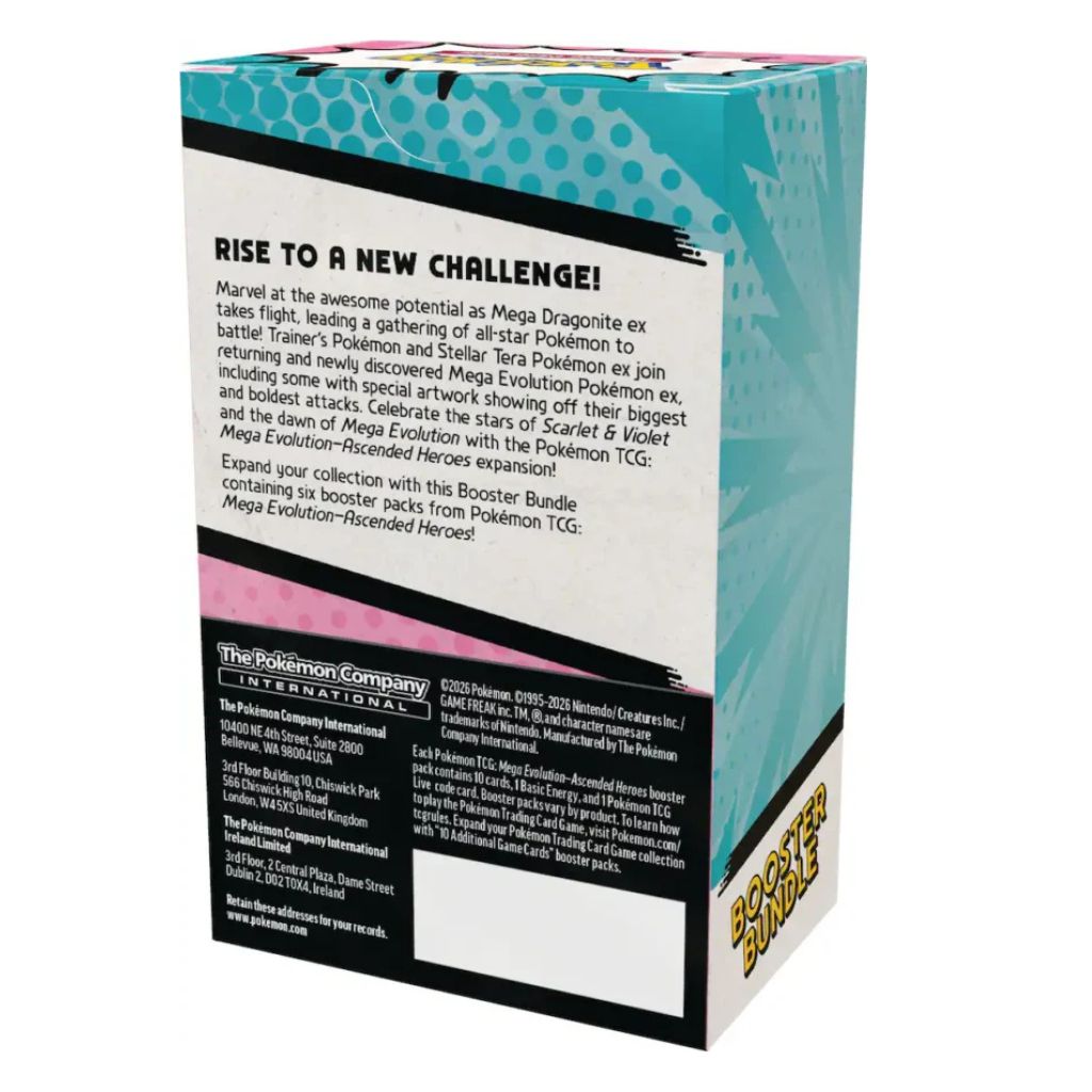 Pokémon TCG: ME2.5 Ascended Heroes Booster Bundle