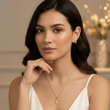Zirconia Crescent Set