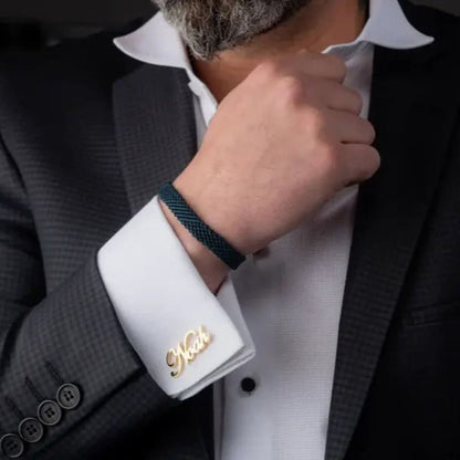 Personalized English Name Cufflinks