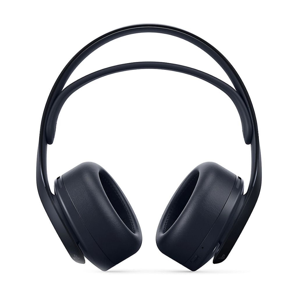 Black over-ear headphones on a white background