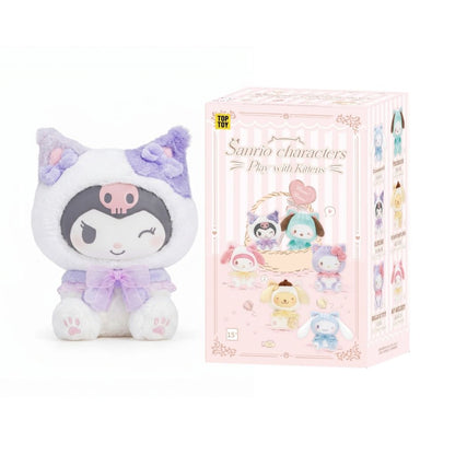 Top Toy Sanrio Play with Kittens Plush Pendant Blind Box